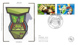 FRANCE.FDC.AM11509.11/11/2005.Cachet Paris.Jeux Vidéo.Donkey Kong.Les Sims - 2000-2009