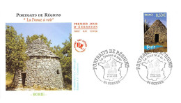 FRANCE.FDC.AM11403.17/09/2005.Cachet Gordes.Portraits De Régions.Borie - 2000-2009