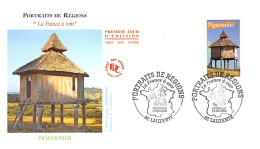 FRANCE.FDC.AM11396.17/09/2005.Cachet Lauzerte.Portraits De Régions.Pigeonnier - 2000-2009