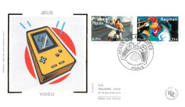 FRANCE.FDC.AM11507.11/11/2005.Cachet Paris.Jeux Vidéo.Prince Of Persia.Rayman - 2000-2009