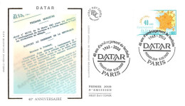 FRANCE.FDC.AM11685.08/02/2003.Cachet Paris.Datar.40 Ième Anniversaire - 2000-2009