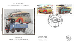 FRANCE.FDC.AM11663.24/10/2003.Cachet Paris.Utilitaires Et Grandes échelles.Autocar.Véhicule De Livraison - 2000-2009