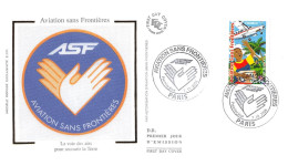 FRANCE.FDC.AM11359.07/10/2006.Cachet Paris.Aviations Sans Frontières.La Voie Des Airs Pour Secourir La Terre - 2000-2009