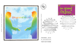 FRANCE.FDC.AM11647.09/01/2004.Cachet Paris.Un Grand Merci - 2000-2009