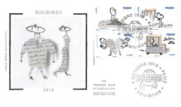 FRANCE. FDC.n°208811. 8/10/2010. Cachet Paris. Sourires - 2010-2019