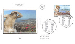 FRANCE. FDC.n°208560. 5/07/2008. Cachet Toulon. Var. Statue - 2000-2009