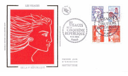 FRANCE. FDC.n°208525. 6/11/2008. Cachet Paris. Les Visages De La Cinquième République. - 2000-2009