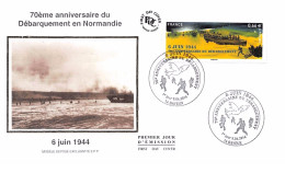 FRANCE. FDC. N°208449. 5/06/2014. Cachet Bayeux. 70ème Anniversaire Du Débarquement Normandie. - 2010-2019