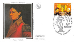 FRANCE. FDC.n°208663 .5/11/2009. Cachet Caracas. Francisco Miranda. France-vénézuela. - 2000-2009