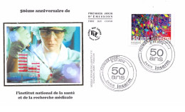 FRANCE. FDC. N°208407. 3/07/2014.cachet Paris. 50è Anniversaire De L'institut National De La Santé. - 2010-2019