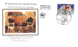 FRANCE. FDC. N°207368. 02/01/2013. Cachet Paris. Emission France-allemagne. Traité De L'elysée - 2010-2019