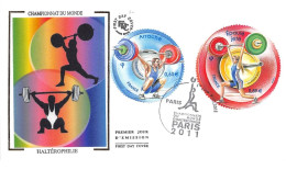 FRANCE. FDC. N°208049. 7/10/2011 .cachet Paris. Championnat Du Monde D'haltérophilie. - 2010-2019