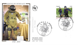 FRANCE. FDC. N°207175. 20/02/2015. Cachet Paris.  Service De Déminage - 2010-2019