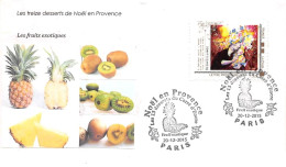 FRANCE. FDC. N°207009. 20/12/2015. Cachet Paris.noël En Provence. Les 13 Desserts De Noël. - 2010-2019