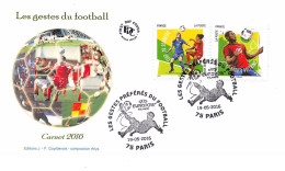 FRANCE. FDC. N°206894. 19/05/2016. Cachet Paris. Les Gestes Préférés Du Football. Carnet 2016 - 2010-2019