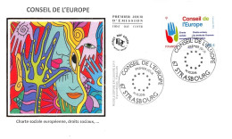 FRANCE. FDC. N°206844. 14/10/2016. Cachet Strasbourg. Conseil De L'europe. Charte Sociale Europeenne. - 2010-2019