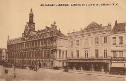 ZY 79-(59) VALENCIENNES - L' HOTEL DE VILLE ET LE THEATRE - 2 SCANS - Valenciennes