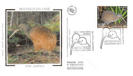 FRANCE.FDC.AM11970.04/11/2000.Nouvelle-Zélande.Kiwi Austral - 2000-2009