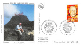 FRANCE.FDC.AM11953.16/09/2000.Cachet Paris.Grands Aventuriers.Haroun Tazieff.1914-1998 - 2000-2009