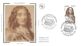 FRANCE.FDC.AM11317.29/04/2006.Cachet Carla-Bayle.Pierre Bayle 1647-1706 - 2000-2009