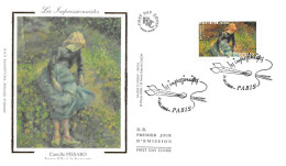 FRANCE.FDC.AM11301.21/01/2006.Cachet Paris.Les Impressionnistes.Camille Pissaro.Jeune Fille à La Baguette - 2000-2009