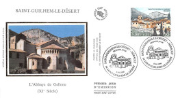 FRANCE.FDC.AM11917.08/04/2000.Cachet Saint-Guilhem-le-Désert.L'Abbaye De Gellone - 2000-2009