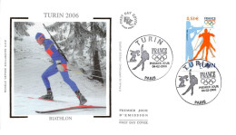 FRANCE.FDC.AM11303.04/02/2006.Cachet Paris.JO Turin 2006.Biathlon - 2000-2009