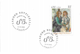 FRANCE.FDC.AM11909.25/02/2000.Cachet Paris.Sandro Botticelli - 2000-2009