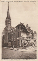 ZY 79-(59) VALENCIENNES - L' EGLISE DU FAUBOURG DE PARIS - APRES LE BOMBARDEMENT - 2 SCANS - Valenciennes