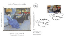 FRANCE.FDC.AM11293.21/01/2006.Cachet Paris.Les Impressionnistes. Gustave Caillebotte.Portraits à La Campagne - 2000-2009