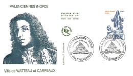 FRANCE.FDC.AM11290.03/02/2007.Cachet Valenciennes.Valenciennes (Nord).Ville De Watteau Et Carpeaux - 2000-2009