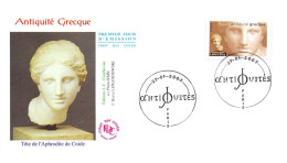 FRANCE.FDC.AM11286.27/01/2007.Cachet Paris.Antiquité Grecque.Tête De L'Aphrodite De Cnide - 2000-2009