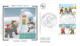 FRANCE.FDC.AM11891.09/11/2001.Cachet Paris.Meilleurs Voeux.Bonne Année - 2000-2009