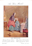 Chromos.AM15465.16x11 Cm Environ.Au Bon Marché.Le Négligé.Avant Que La Raison L'éclaire, Son Miroir Parait Séduisant... - Au Bon Marché