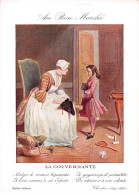 Chromos.AM15462.16x11 Cm Environ.Au Bon Marché.La Gouvernante.Malgré Le Minois Hipocrite Et L'air Soumis De Cet... - Au Bon Marché