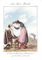 Chromos.AM15460.16x11 Cm Environ.Au Bon Marché.Le Jour De Barbe D'un Charbonnier Par Carle Vernet (1758-1835) - Au Bon Marché