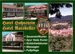 73651700 Neustadt Harz Hotel Honstein Hotel Ratskeller Ortsansicht Mit Kirche Wa - Autres & Non Classés