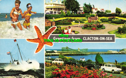 R573393 Greetings From Clacton On Sea. D. Constance. Vita Nova. 1971. Multi View - Monde