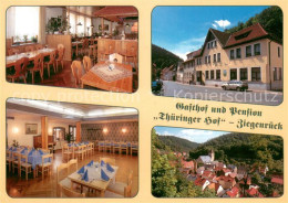 73651685 Ziegenrueck Gasthof Pension Thueringer Hof Restaurant Ortsansicht Mit K - Ziegenrück