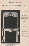 ZY 80-(32) CONDOM - EXPOSITION NATIONALE 1927 - SCUPTURE ET DECORATION , E. SAUBIAC , CAUSSADE & SAUX - Artigianato