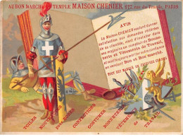 Chromos.AM14935.6x9 Cm Environ.Au Bon Marché.Chevalier - Au Bon Marché