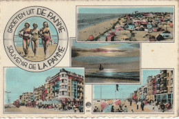 ZY 82- LA PANNE ( BELGIQUE ) - CARTE SOUVENIR MUTIVUES - PIN UP - 2 SCANS - De Panne