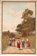 Chromos.AM16434.8x12 Cm Environ.Bon Marché.Promenade à La Campagne - Au Bon Marché