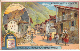 Chromos.AM13183.Liebig.République D'Andorre.Palais De La Vallée.Canillo Rue Principale - Liebig