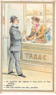 Chromos.AM16235.6x9 Cm Environ.Moka.Williot.Tabac.Je Voudrais Des Cigares Ni Trop Forts Ni Trop Faibles... - Tea & Coffee Manufacturers