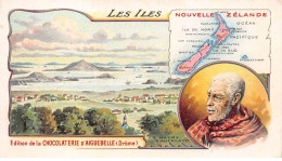 Chromos.AM13631.Aiguebelle.11x6 Cm Environ.Les Iles.Nouvelle Zélande.Le Havre D'auckland - Aiguebelle