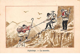 Chromos.AM16575.8x12 Cm Environ.Chicorée.A La Boulangère.Alpinistes.La Montée - Thé & Café