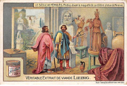 Chromos.AM13284.Liebig.Le Siècle De Périclès.Phidias Devant La Maquette De Sa Célèbre Statue De Minerve - Liebig