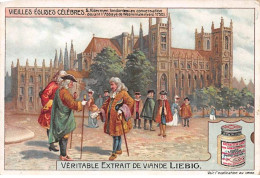 Chromos.AM13278.Liebig.Vieilles églises Célèbres.5.Aldermen Londoniens En Conversation Devant L'Abbaye De Westminster... - Liebig