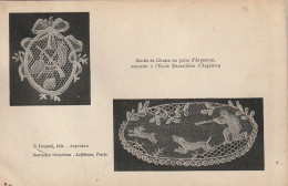 ZY 84-(61) MOTIFS DE CHASSE EN POINT D' ARGENTAN EXECUTES A L' ECOLE DENTELLIERE D' ARGENTAN ( ARTISANAT D' ART ) - Artesanal